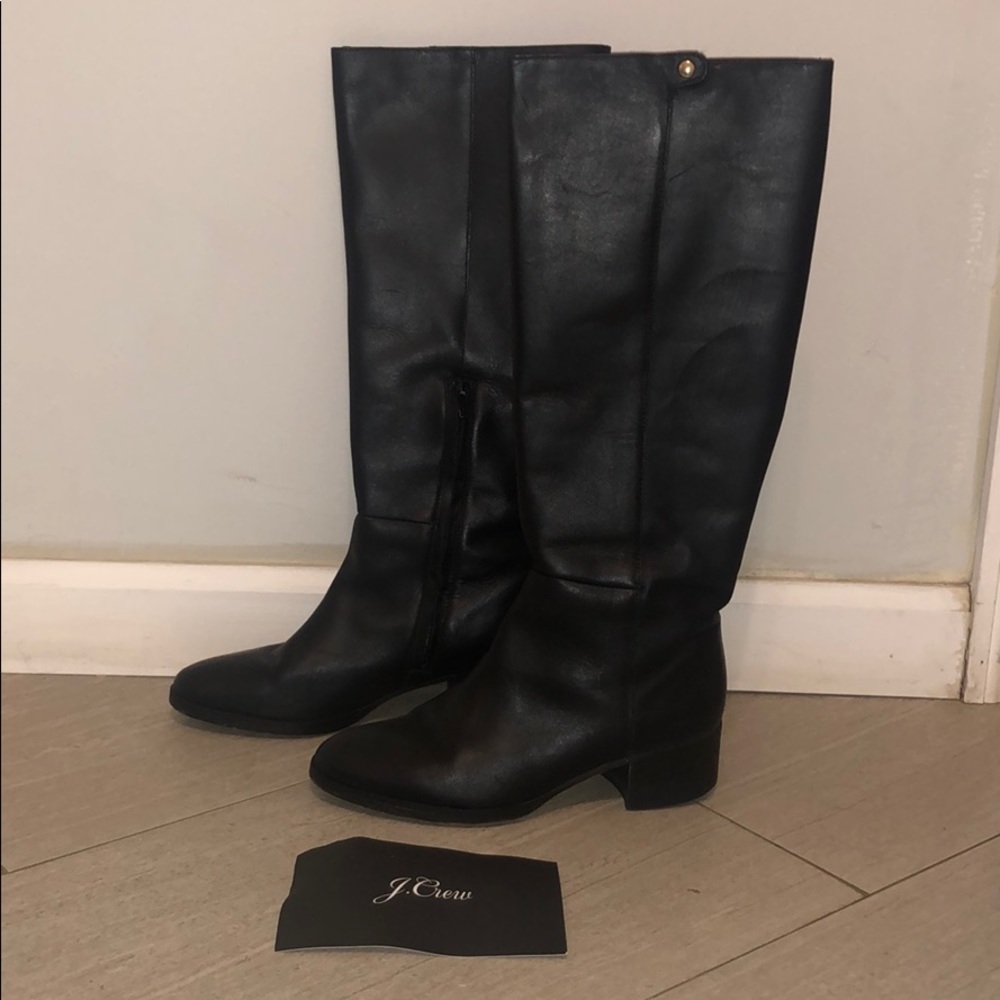 J Crew boots knee high boots